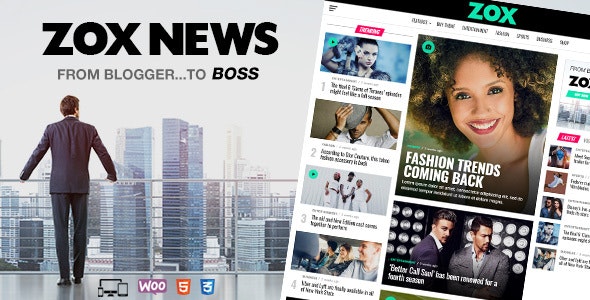 Nulled Zox News v3.9.0 - Professional WordPress News