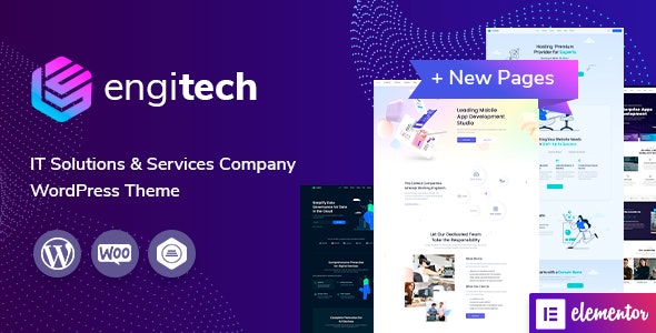 Nulled Engitech v1.3 - IT Solutions & Services WordPress Theme